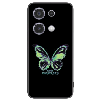 Picasee fekete szilikon tok az alábbi mobiltelefonokra Xiaomi Redmi Note 14S - Diamanty Blue