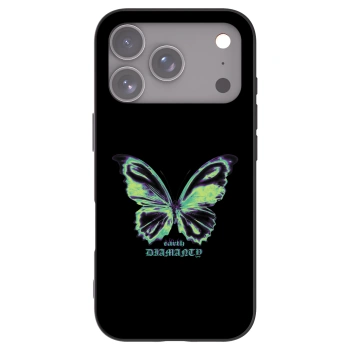 Picasee fekete szilikon tok az alábbi mobiltelefonokra Apple iPhone 17 Pro - Diamanty Blue