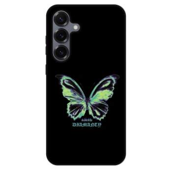 Szilikon tok erre a típusra Samsung Galaxy S25+ 5G - Diamanty Blue