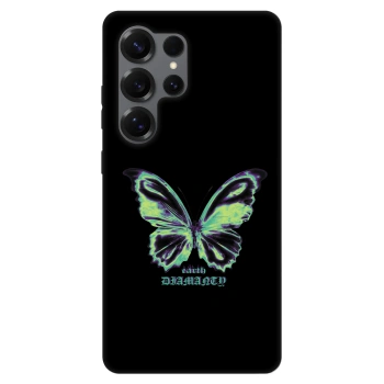 Szilikon tok erre a típusra Samsung Galaxy S25 Ultra 5G - Diamanty Blue