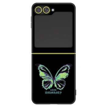 Szilikon tok erre a típusra Samsung Galaxy Z Flip7 FE 5G - Diamanty Blue