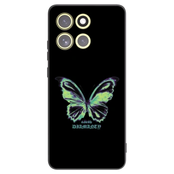 Picasee fekete szilikon tok az alábbi mobiltelefonokra Motorola Moto G86 5G - Diamanty Blue