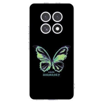 Picasee átlátszó szilikon tok az alábbi mobiltelefonokra Xiaomi Redmi Note 15 - Diamanty Blue