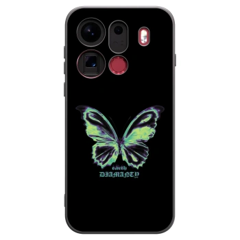 Picasee fekete szilikon tok az alábbi mobiltelefonokra OPPO Find X9 Pro - Diamanty Blue