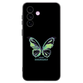 Picasee fekete szilikon tok az alábbi mobiltelefonokra Samsung Galaxy A57 5G - Diamanty Blue