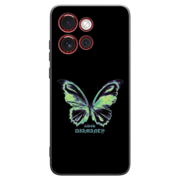 Picasee fekete szilikon tok az alábbi mobiltelefonokra Motorola Edge 60 Neo 5G - Diamanty Blue