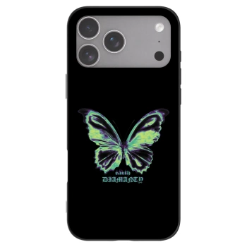 Picasee fekete szilikon tok az alábbi mobiltelefonokra Apple iPhone 18 Pro Max - Diamanty Blue
