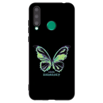 Picasee fekete szilikon tok az alábbi mobiltelefonokra Honor 20 Lite - Diamanty Blue