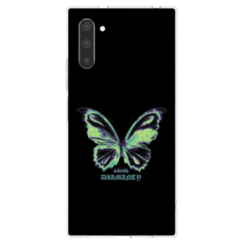 Picasee átlátszó szilikon tok az alábbi mobiltelefonokra Samsung Galaxy Note 10 N970F - Diamanty Blue
