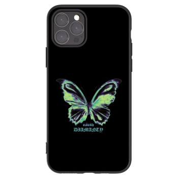 Picasee fekete szilikon tok az alábbi mobiltelefonokra Apple iPhone 11 Pro - Diamanty Blue
