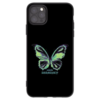Picasee fekete szilikon tok az alábbi mobiltelefonokra Apple iPhone 11 Pro Max - Diamanty Blue