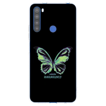 Picasee átlátszó szilikon tok az alábbi mobiltelefonokra Xiaomi Redmi Note 8T - Diamanty Blue