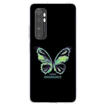 Picasee átlátszó szilikon tok az alábbi mobiltelefonokra Xiaomi Mi Note 10 Lite - Diamanty Blue
