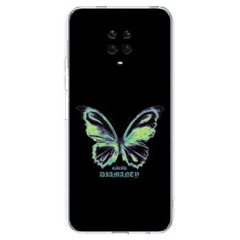 Picasee átlátszó szilikon tok az alábbi mobiltelefonokra Xiaomi Redmi Note 9S - Diamanty Blue