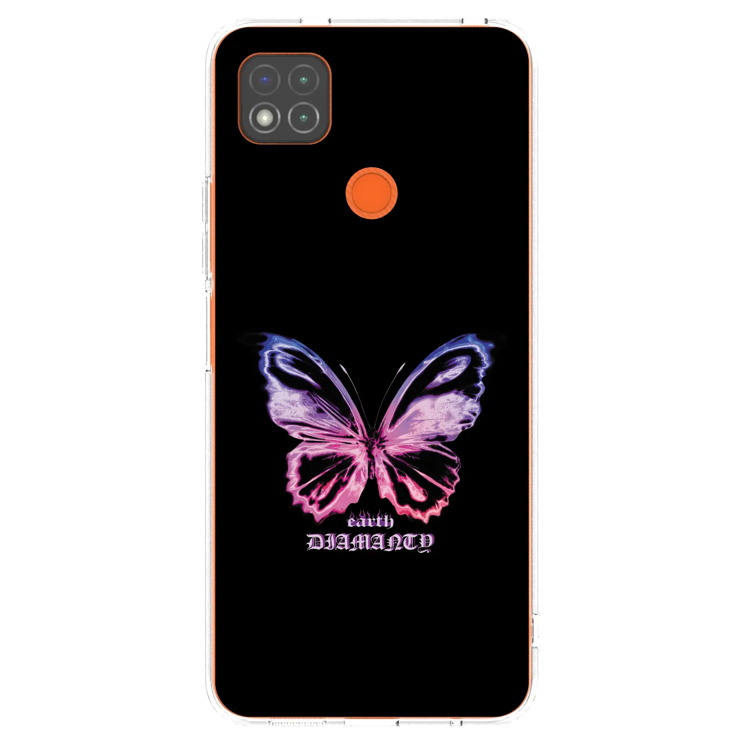 Picasee átlátszó szilikon tok az alábbi mobiltelefonokra Xiaomi Redmi 9C - Diamanty Purple