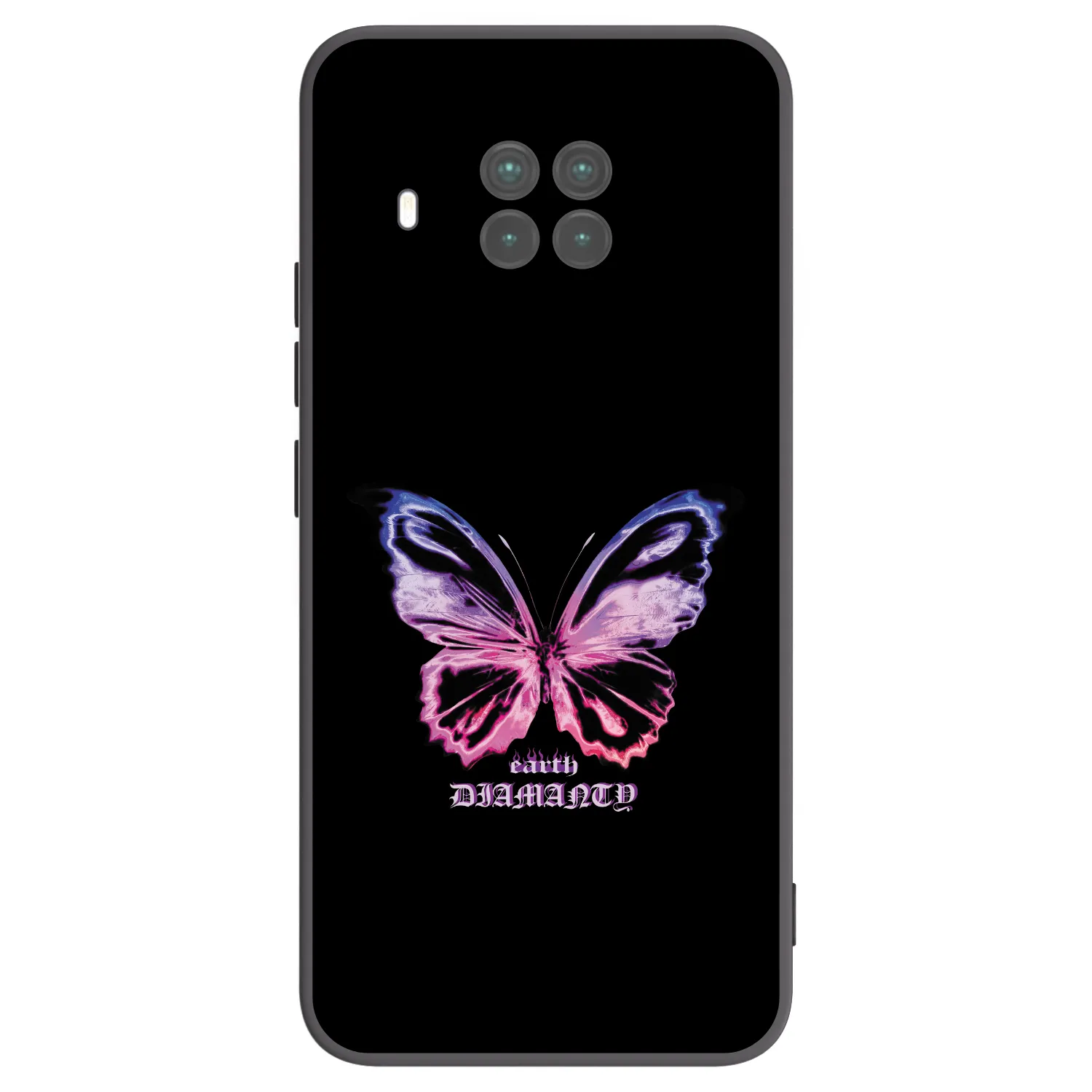 Picasee fekete szilikon tok az alábbi mobiltelefonokra Xiaomi Mi 10T Lite - Diamanty Purple