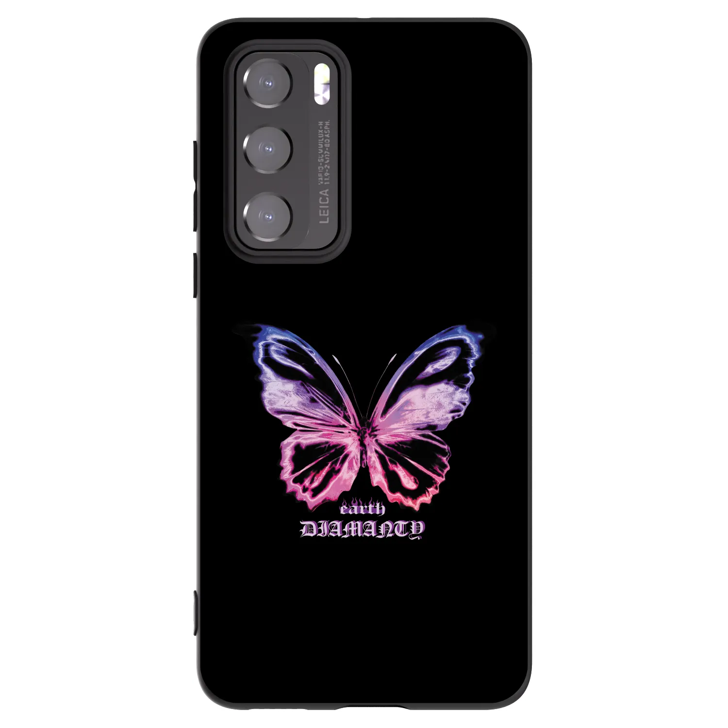 Picasee fekete szilikon tok az alábbi mobiltelefonokra Huawei P40 - Diamanty Purple