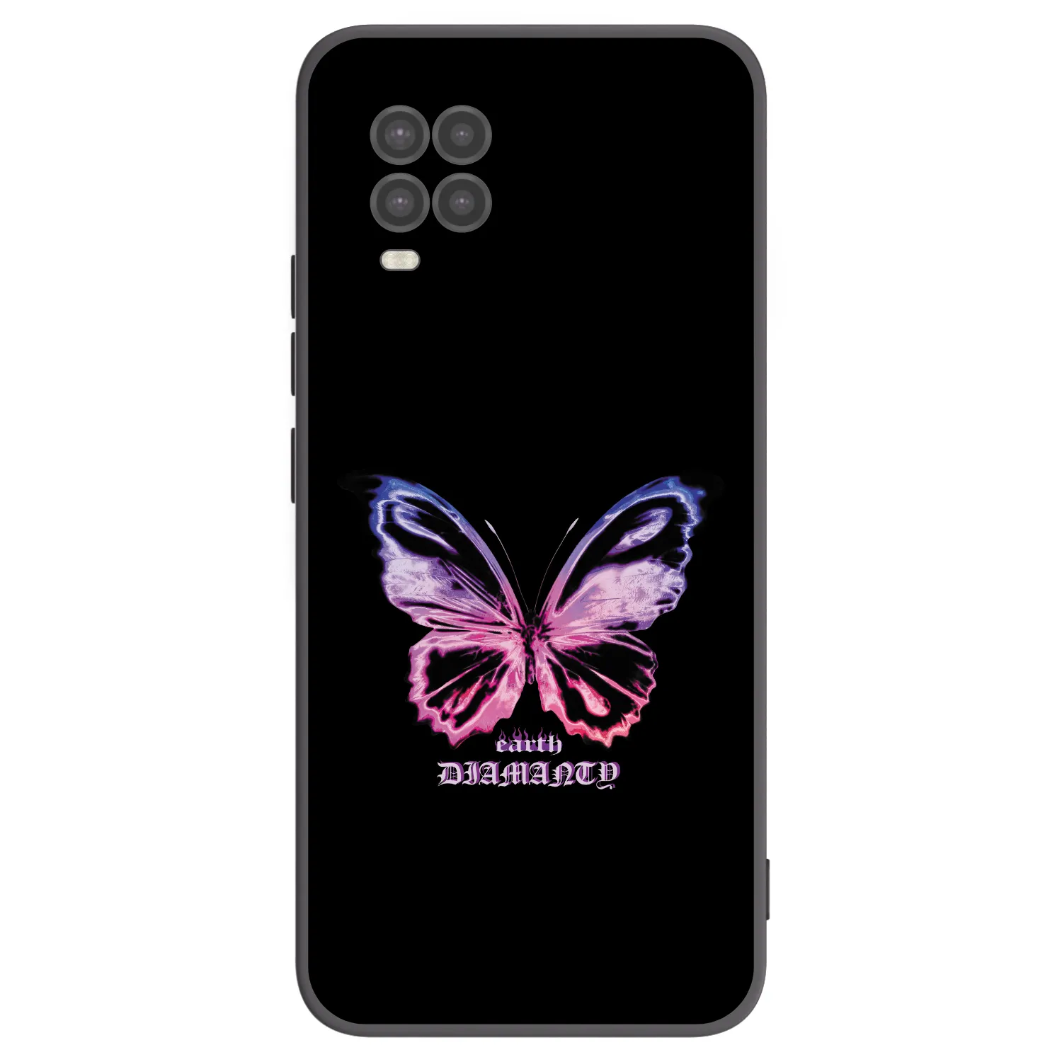 Picasee fekete szilikon tok az alábbi mobiltelefonokra Xiaomi Mi 10 Lite - Diamanty Purple
