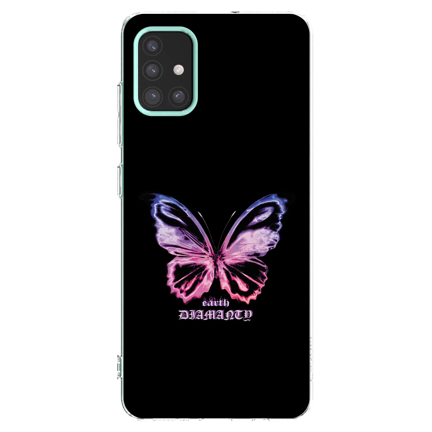 Picasee átlátszó szilikon tok az alábbi mobiltelefonokra Samsung Galaxy M31s - Diamanty Purple