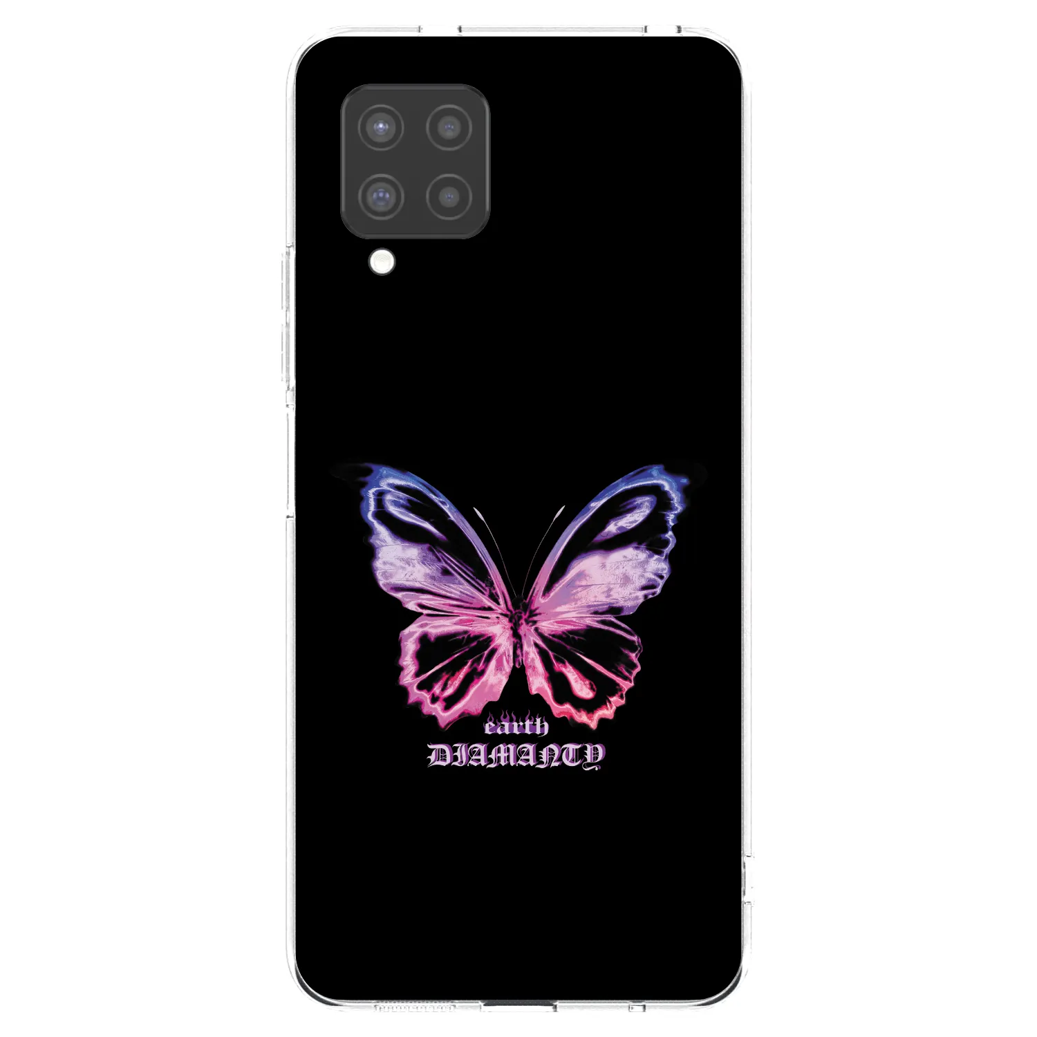 Picasee átlátszó szilikon tok az alábbi mobiltelefonokra Samsung Galaxy A42 A426B - Diamanty Purple