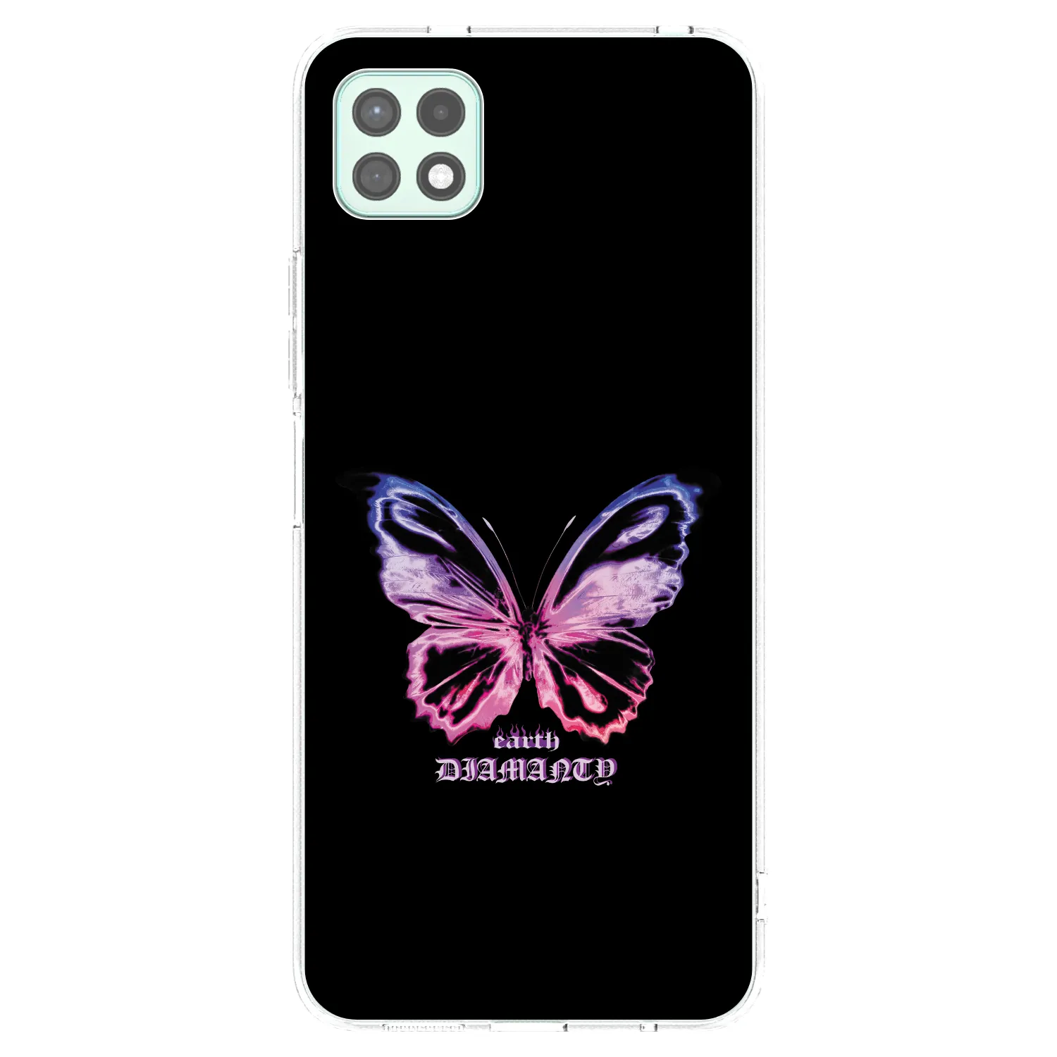 Picasee átlátszó szilikon tok az alábbi mobiltelefonokra Samsung Galaxy A22 A226B 5G - Diamanty Purple