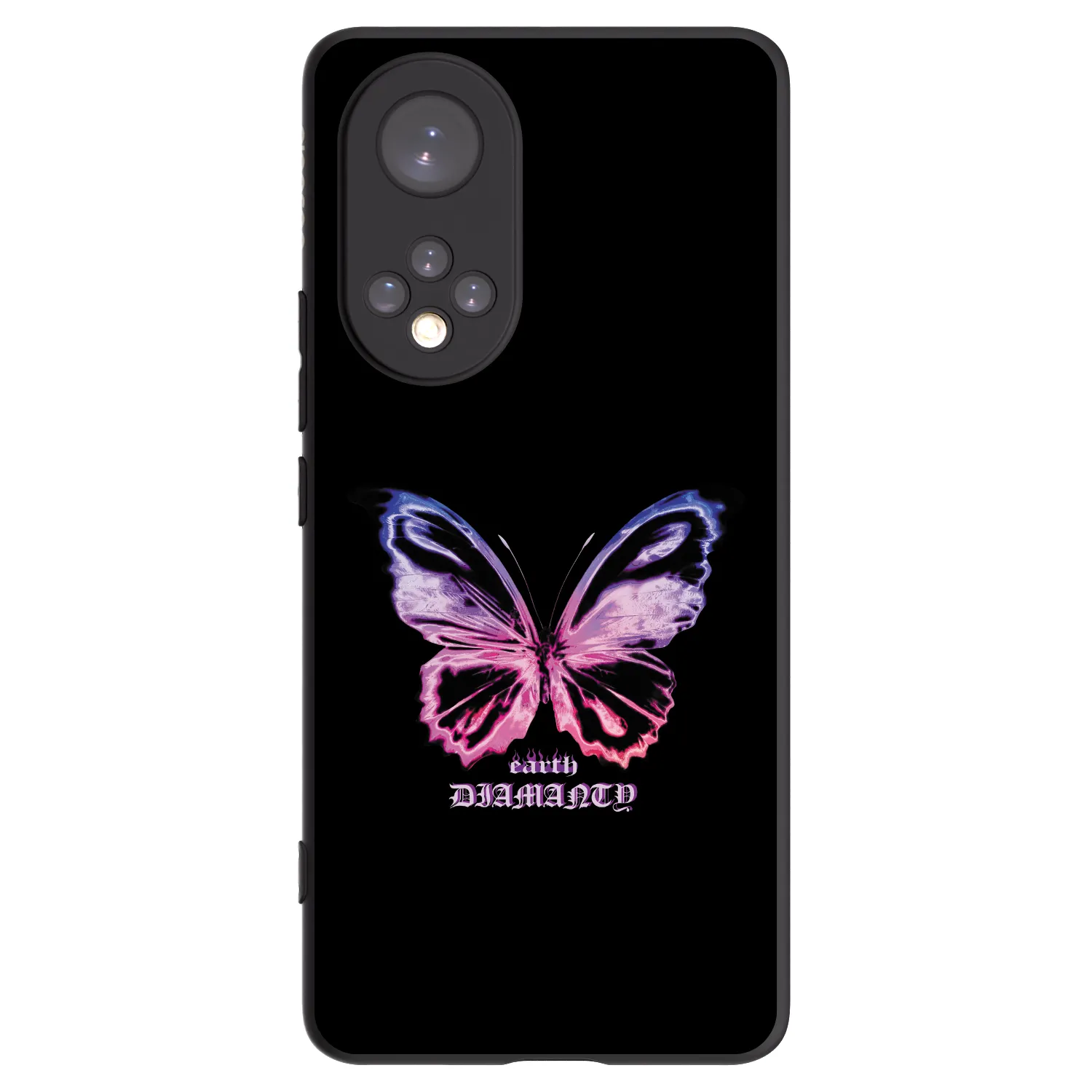 Picasee fekete szilikon tok az alábbi mobiltelefonokra Honor 50 5G - Diamanty Purple