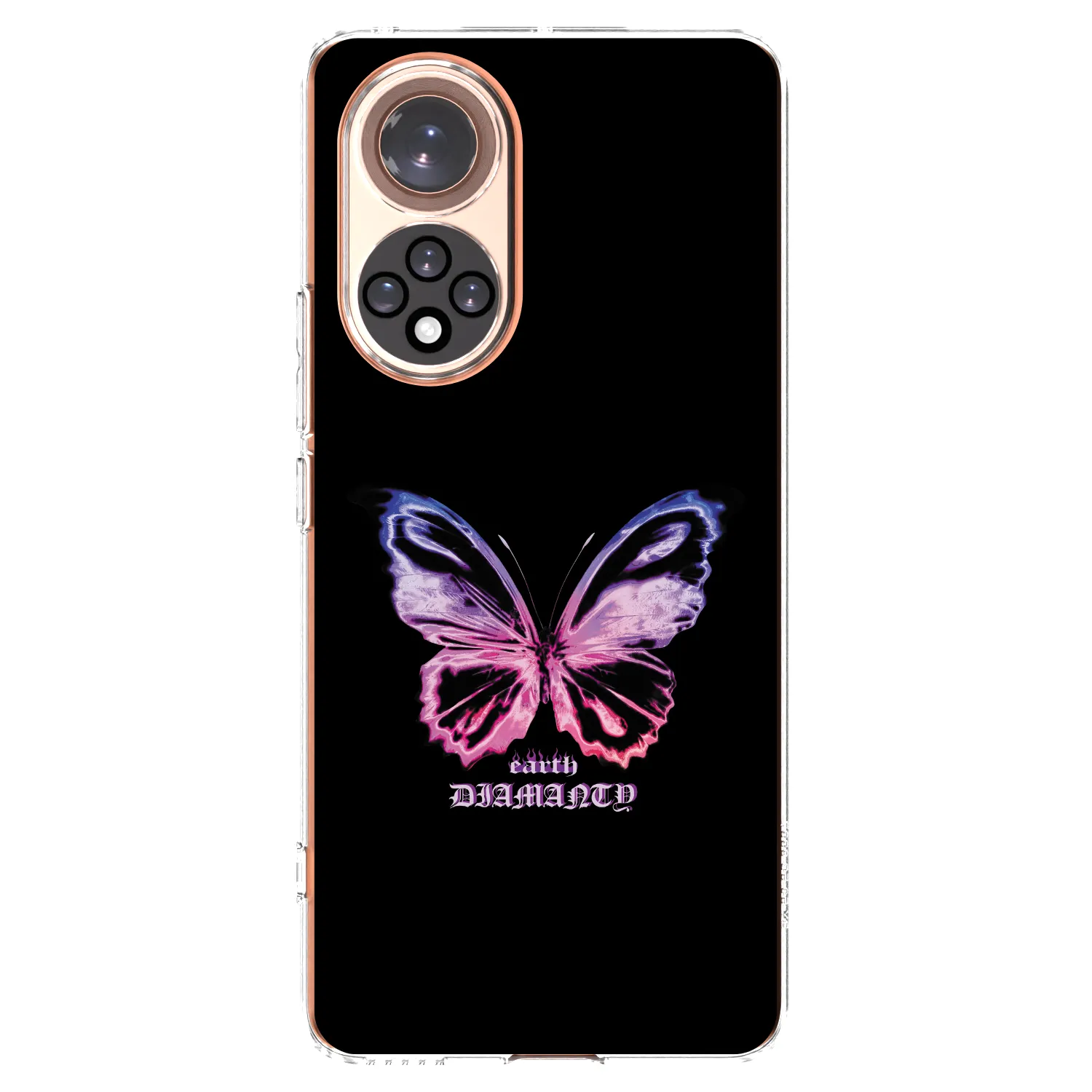 Picasee átlátszó szilikon tok az alábbi mobiltelefonokra Honor 50 5G - Diamanty Purple