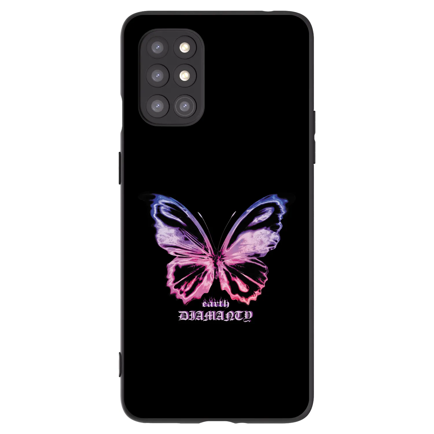 Picasee fekete szilikon tok az alábbi mobiltelefonokra OnePlus 8T - Diamanty Purple