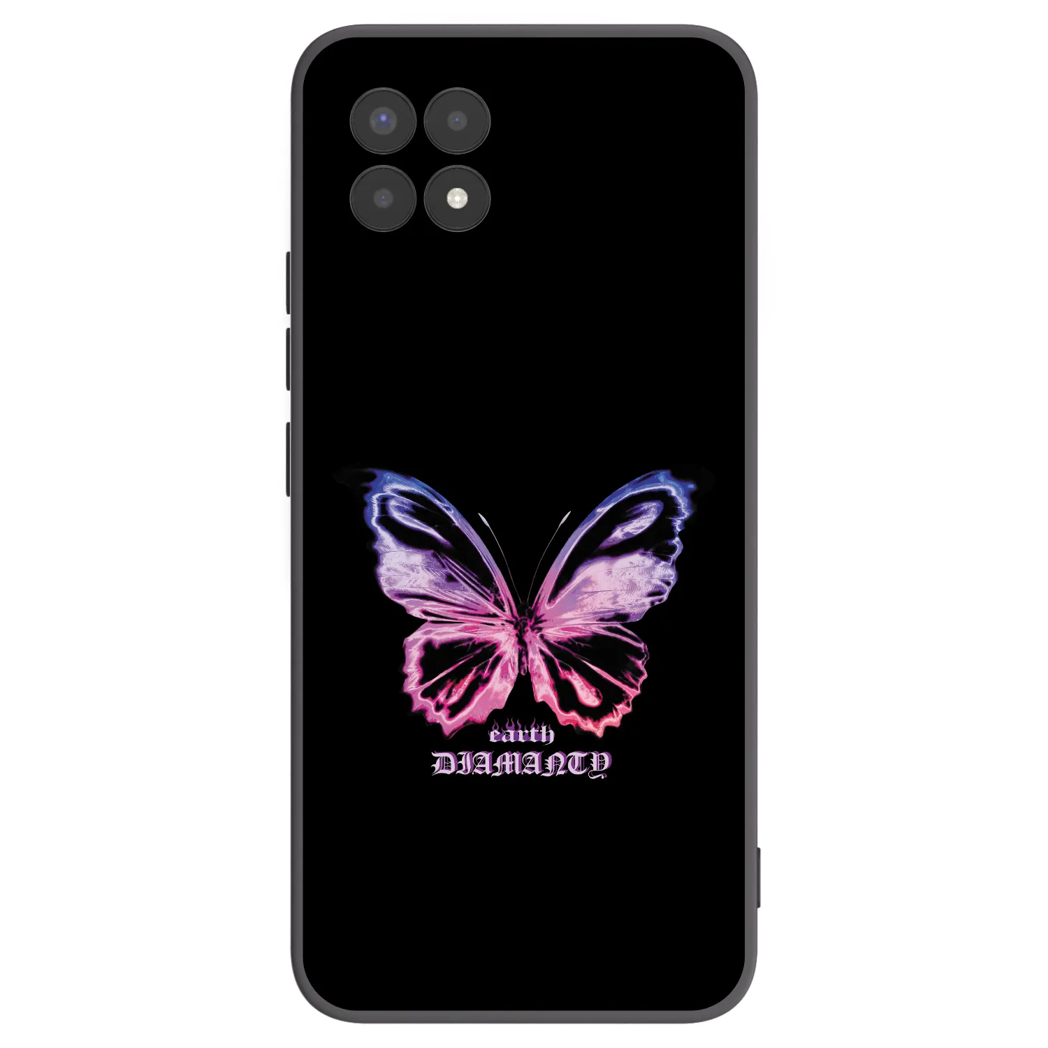 Picasee fekete szilikon tok az alábbi mobiltelefonokra Realme 8i - Diamanty Purple
