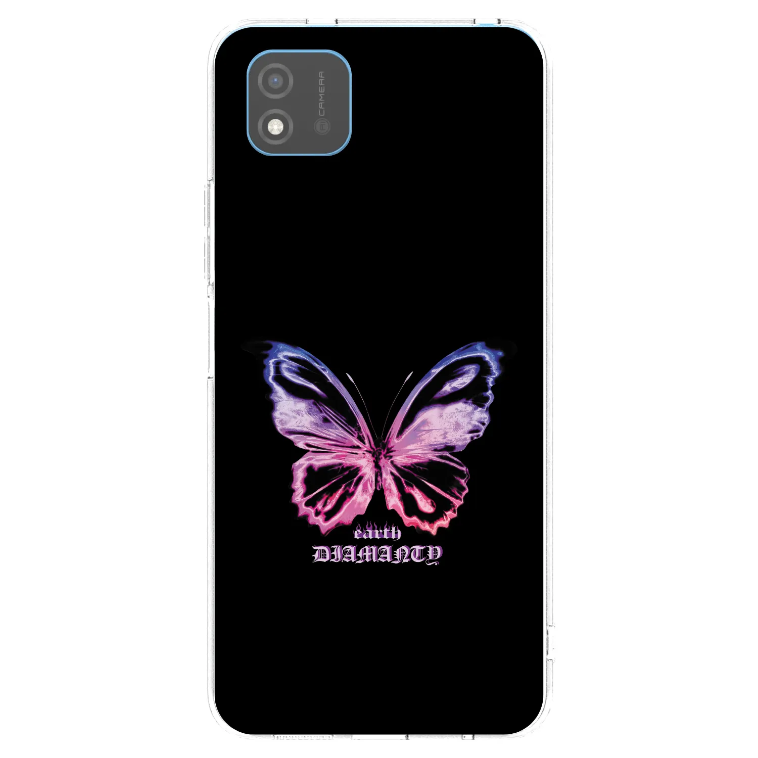 Picasee átlátszó szilikon tok az alábbi mobiltelefonokra Realme C11 (2021) - Diamanty Purple