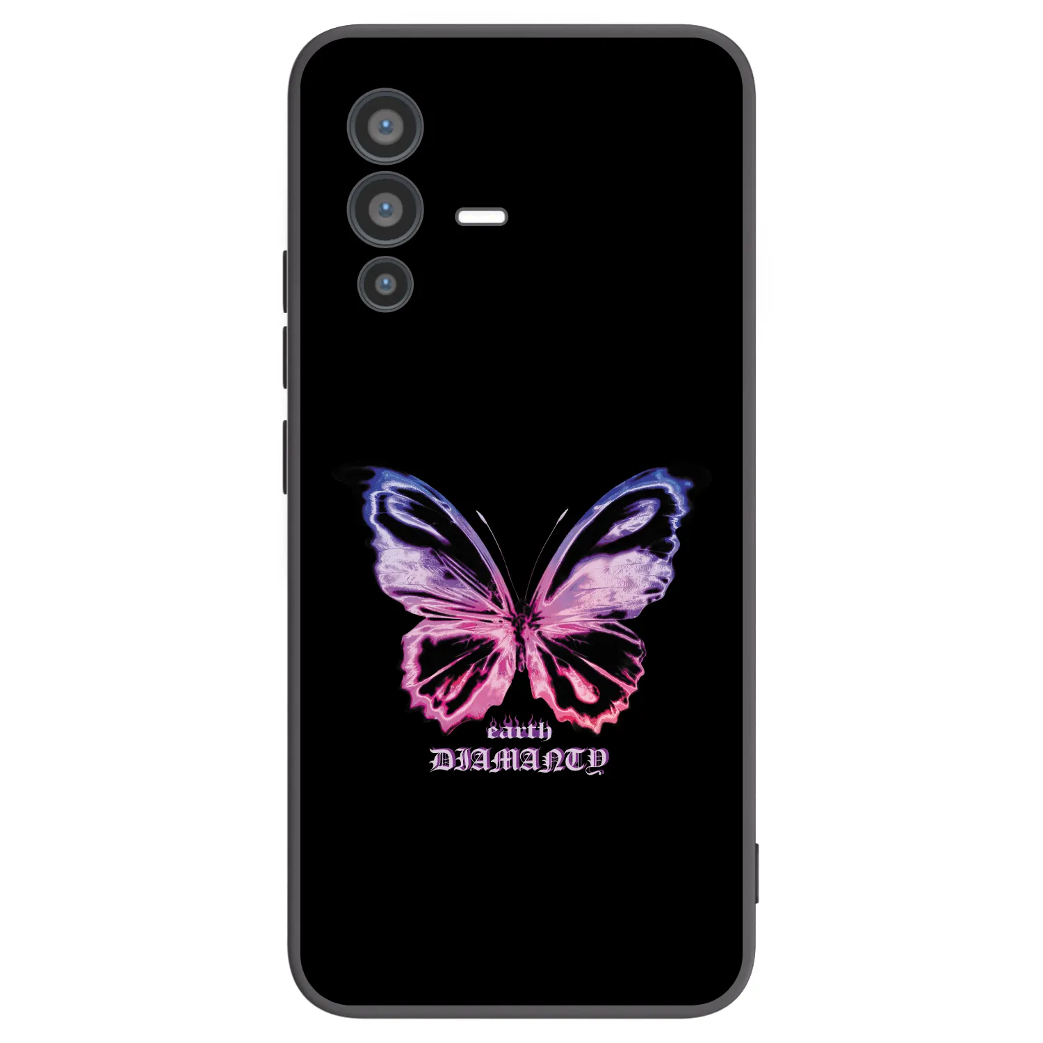 Picasee fekete szilikon tok az alábbi mobiltelefonokra Vivo V23 5G - Diamanty Purple