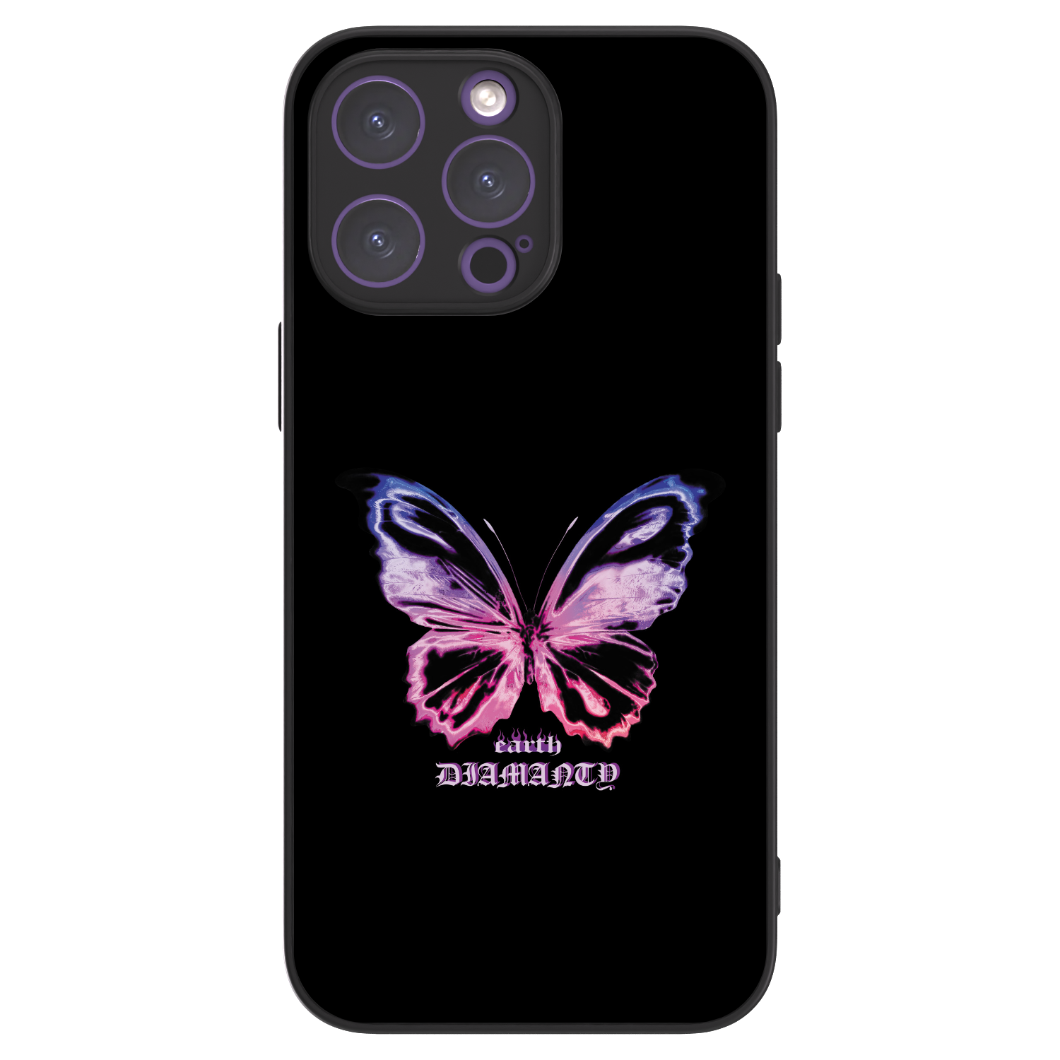 Picasee ULTIMATE CASE Apple iPhone 14 Pro Max - készülékre - Diamanty Purple