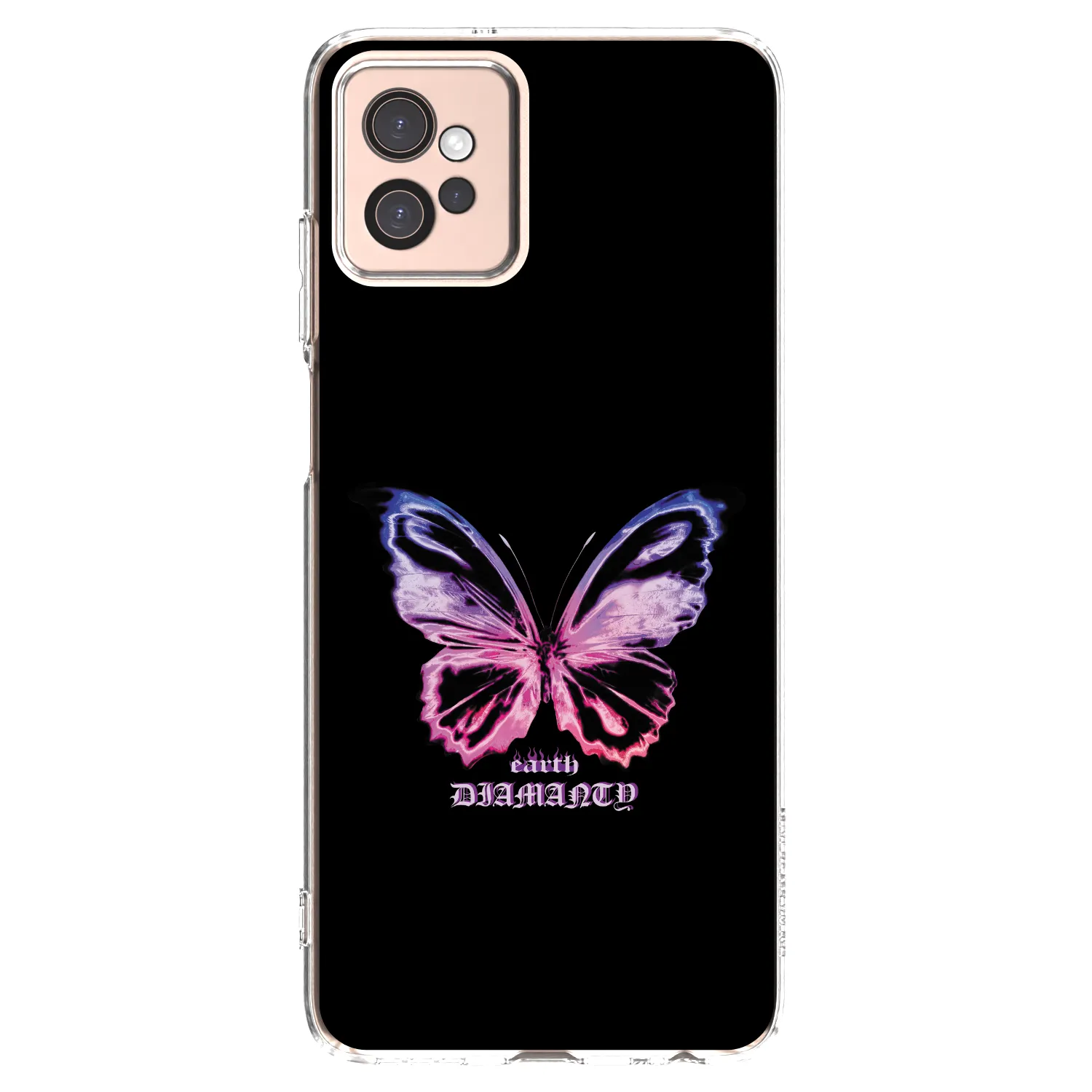 Picasee átlátszó szilikon tok az alábbi mobiltelefonokra Motorola Moto G32 - Diamanty Purple