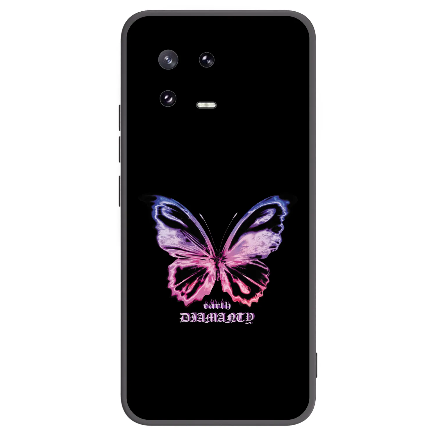 Picasee fekete szilikon tok az alábbi mobiltelefonokra Xiaomi 13 Pro - Diamanty Purple