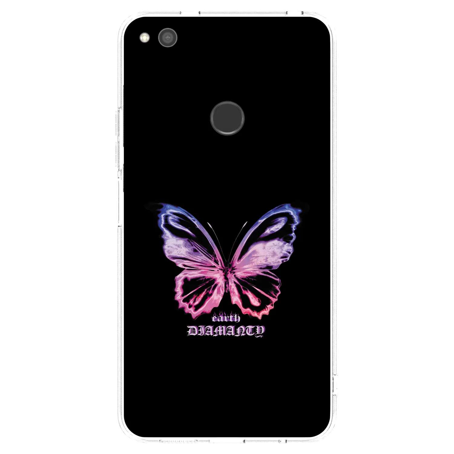 Picasee átlátszó szilikon tok az alábbi mobiltelefonokra Huawei P9 Lite 2017 - Diamanty Purple