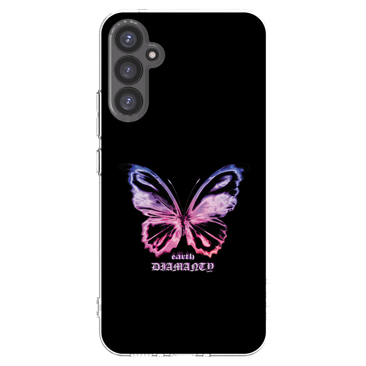Picasee átlátszó szilikon tok az alábbi mobiltelefonokra Samsung Galaxy A34 5G A346B - Diamanty Purple