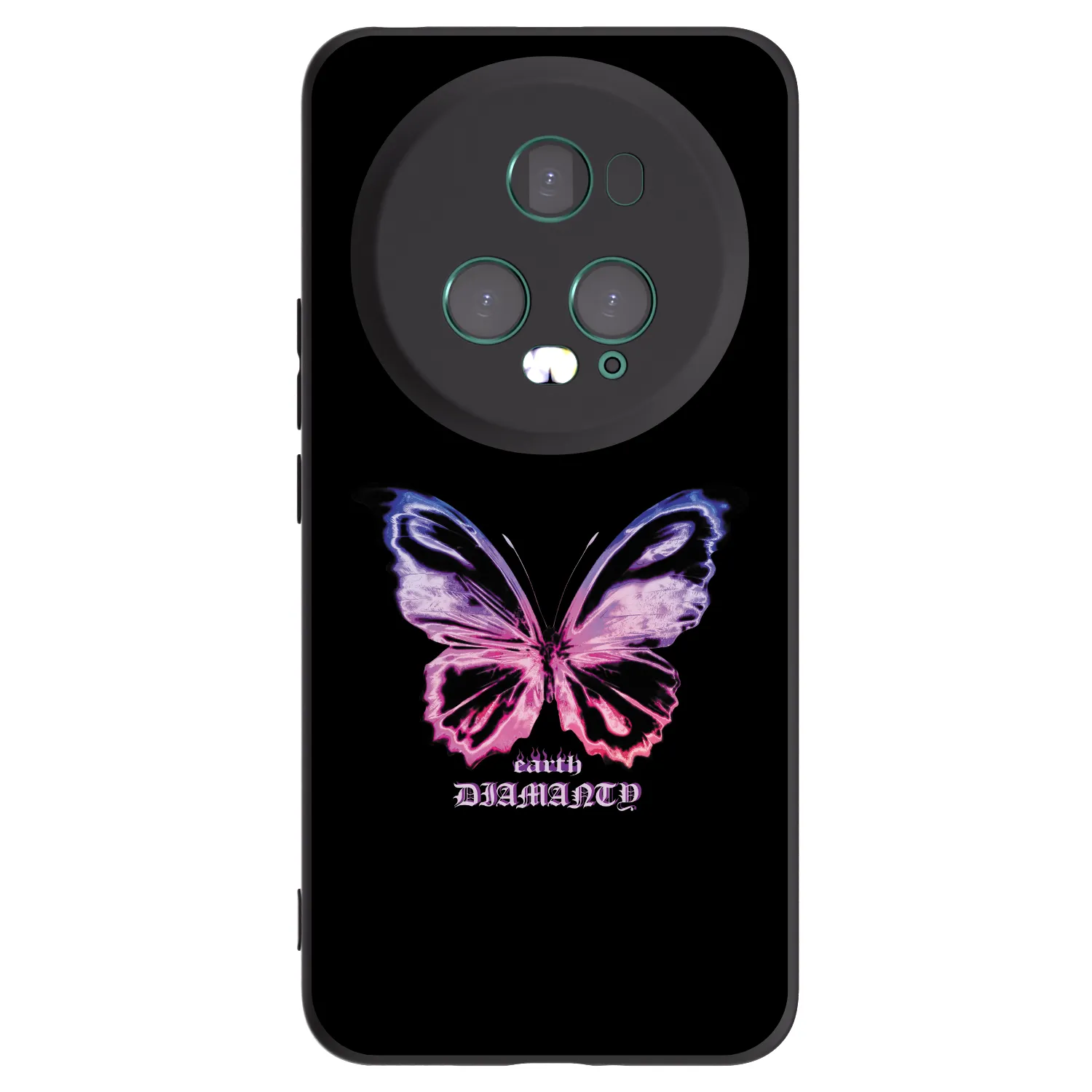 Picasee fekete szilikon tok az alábbi mobiltelefonokra Honor Magic5 Pro - Diamanty Purple