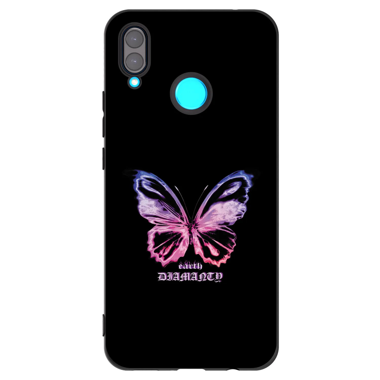 Picasee fekete szilikon tok az alábbi mobiltelefonokra Huawei Nova 3i - Diamanty Purple
