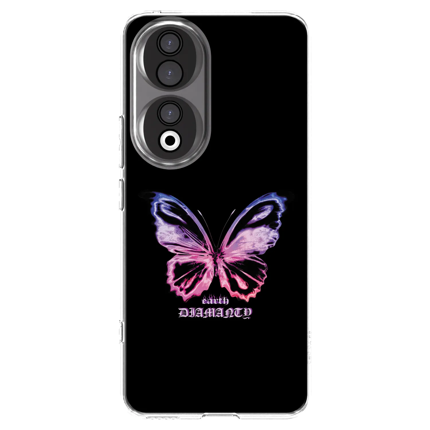 Picasee átlátszó szilikon tok az alábbi mobiltelefonokra Honor 90 5G - Diamanty Purple