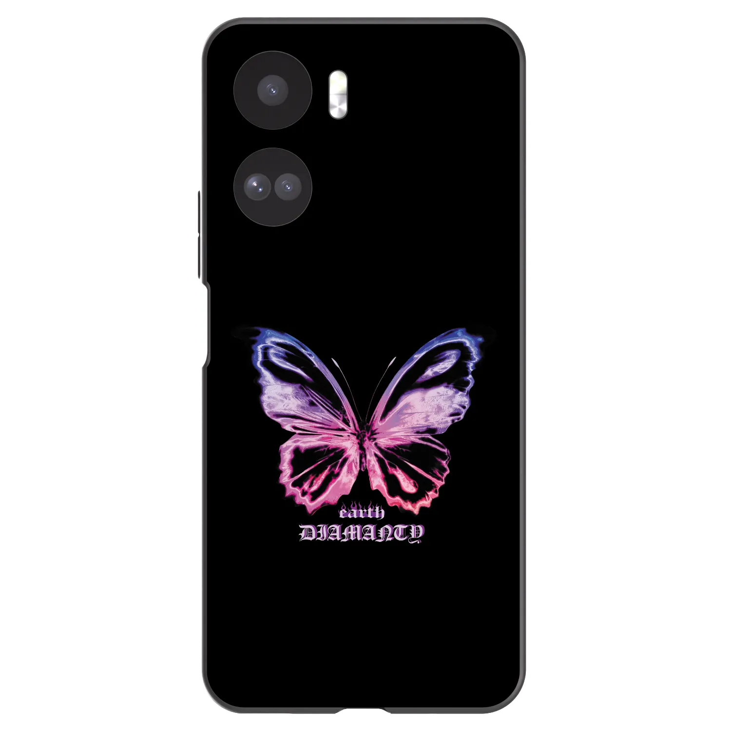 Picasee fekete szilikon tok az alábbi mobiltelefonokra Honor 90 Lite 5G - Diamanty Purple