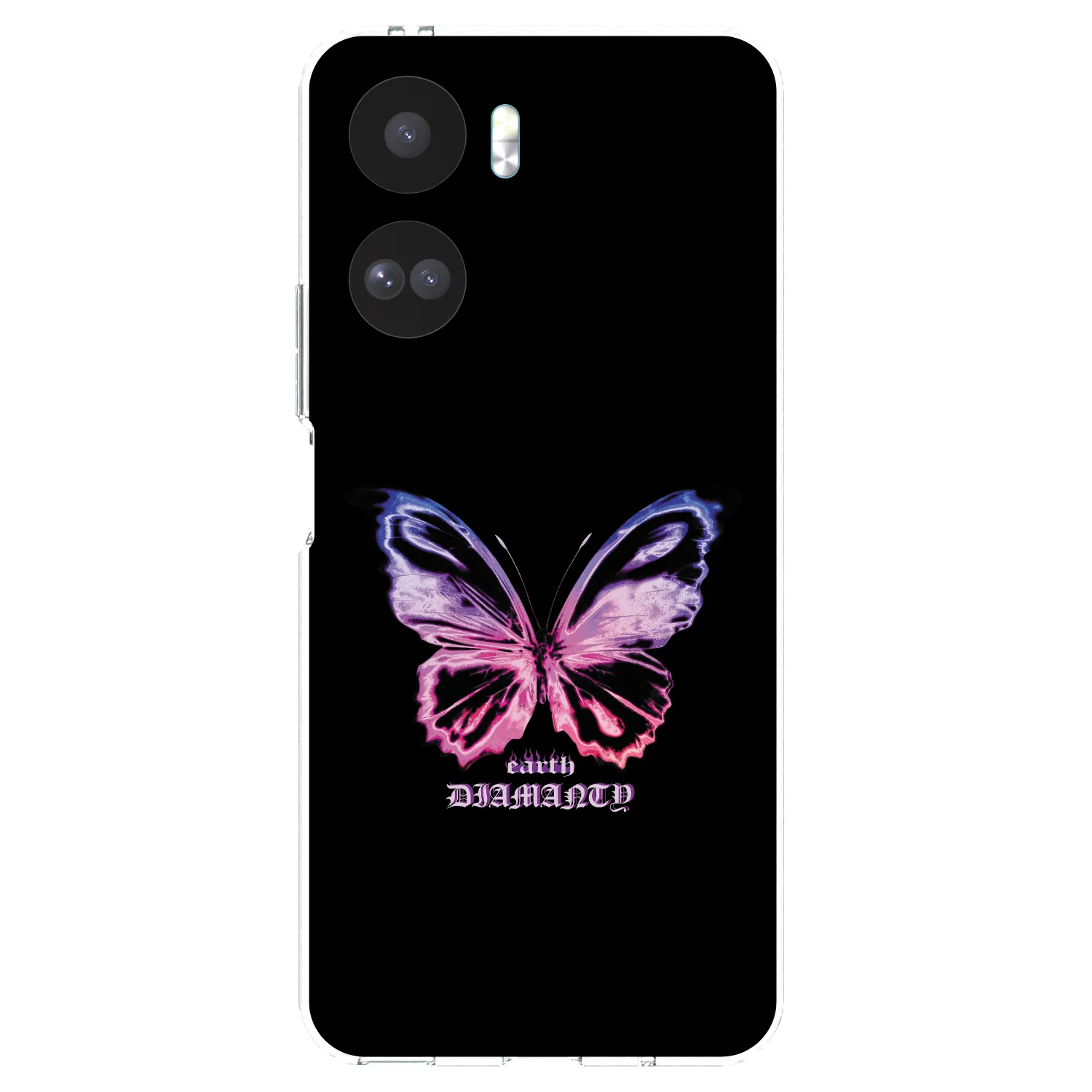 Picasee átlátszó szilikon tok az alábbi mobiltelefonokra Honor 90 Lite 5G - Diamanty Purple