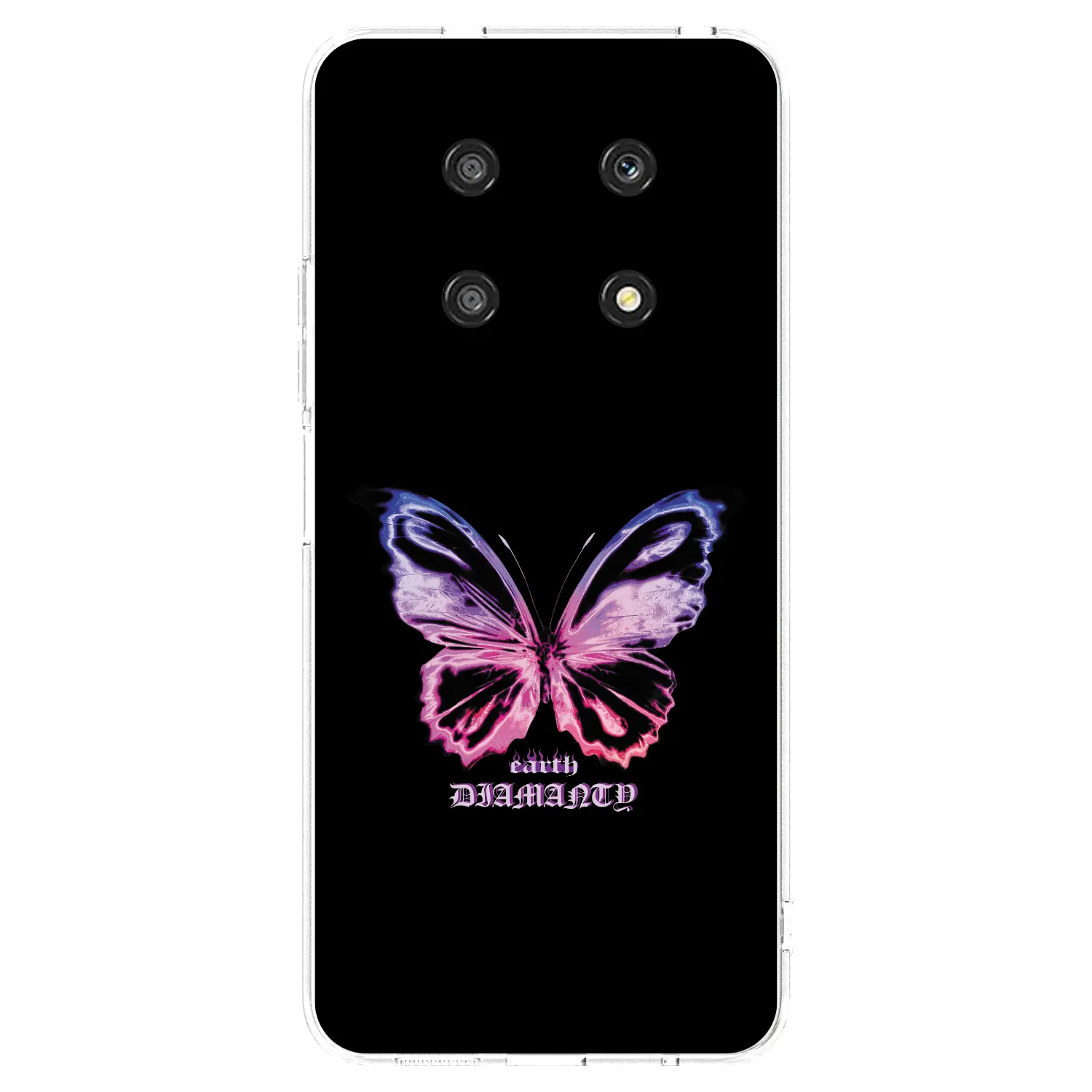 Picasee átlátszó szilikon tok az alábbi mobiltelefonokra Honor Magic4 Lite 5G - Diamanty Purple