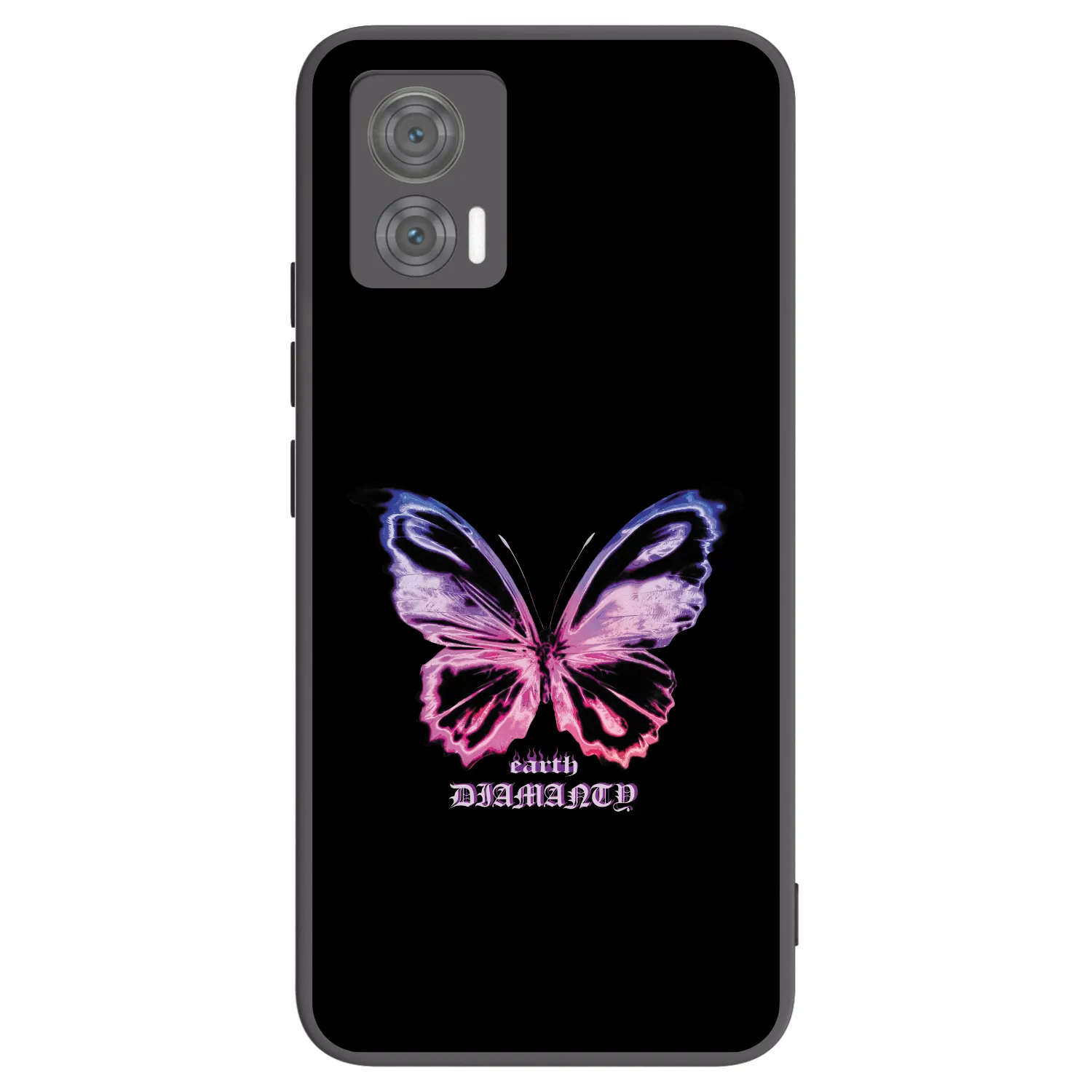 Picasee fekete szilikon tok az alábbi mobiltelefonokra Motorola Edge 30 Neo - Diamanty Purple