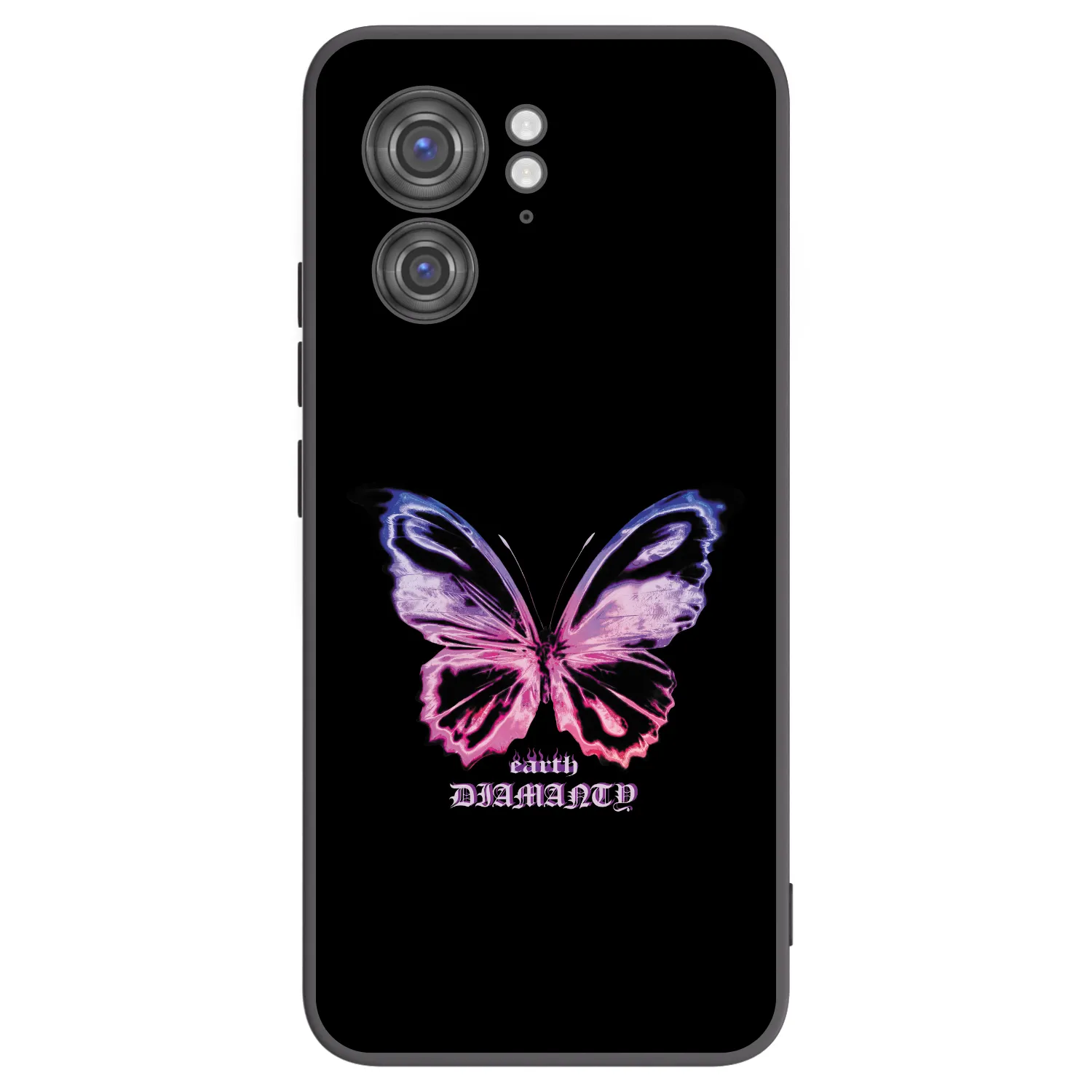 Picasee fekete szilikon tok az alábbi mobiltelefonokra Motorola Edge 40 - Diamanty Purple