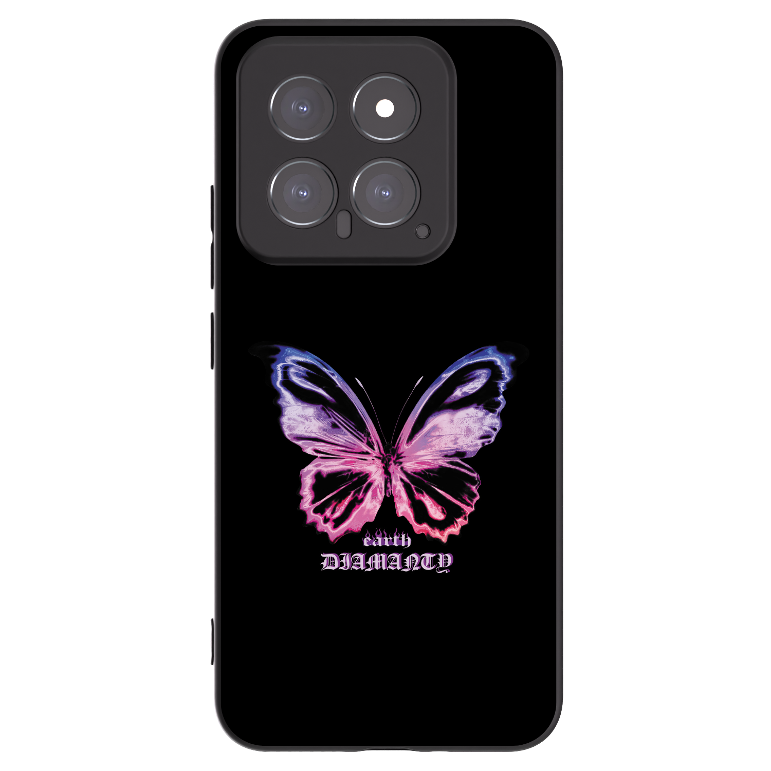 Picasee fekete szilikon tok az alábbi mobiltelefonokra Xiaomi 14 - Diamanty Purple