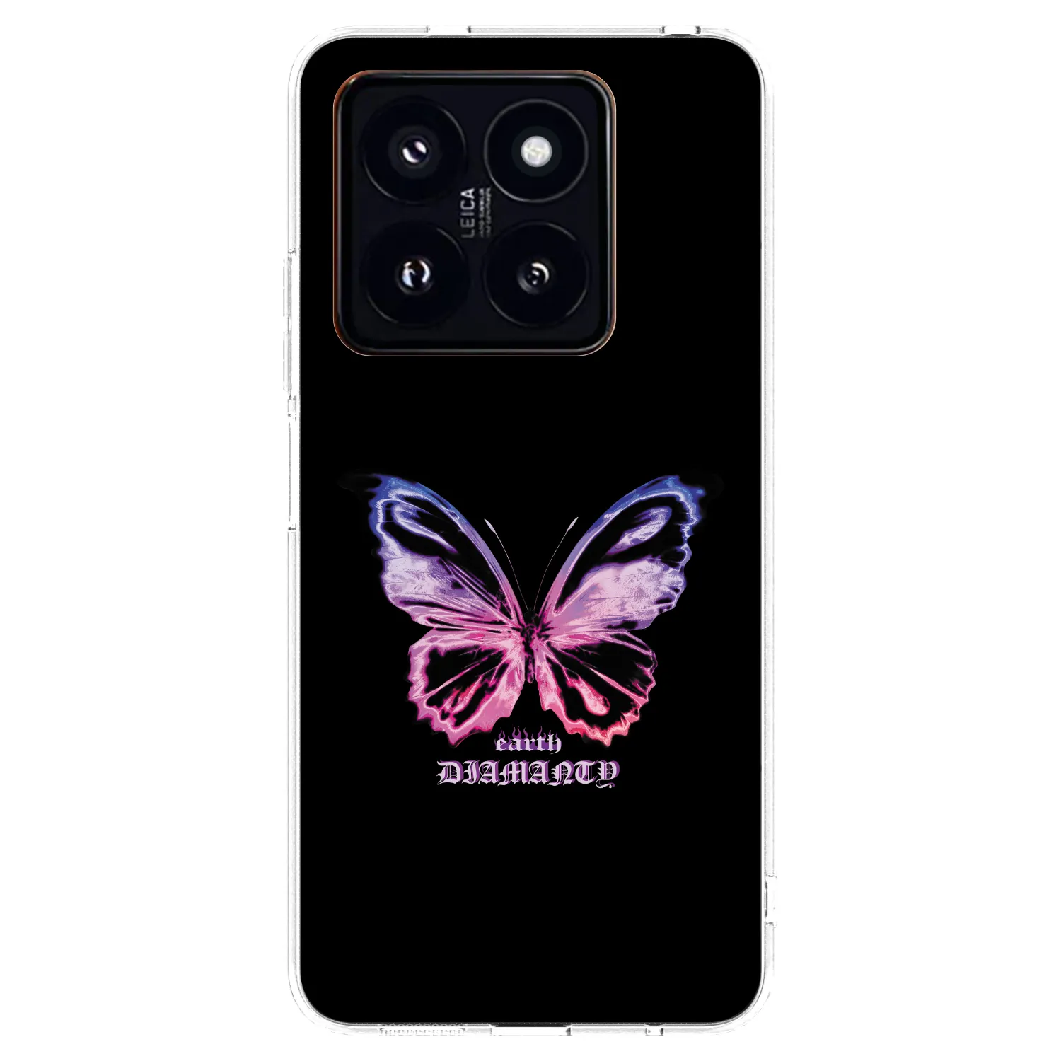 Picasee átlátszó szilikon tok az alábbi mobiltelefonokra Xiaomi 14 Pro - Diamanty Purple