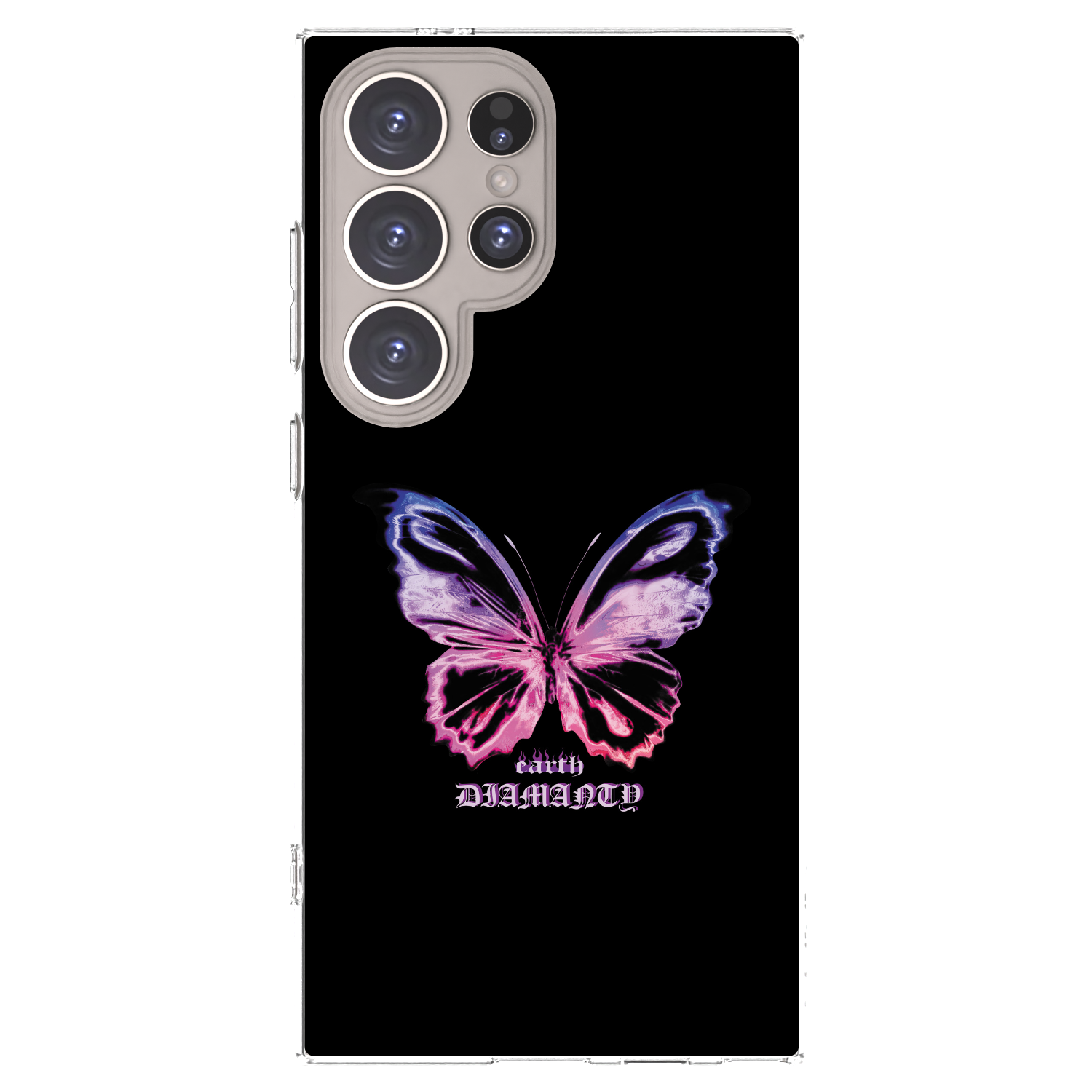 Picasee átlátszó szilikon tok az alábbi mobiltelefonokra Samsung Galaxy S24 Ultra S928B 5G - Diamanty Purple