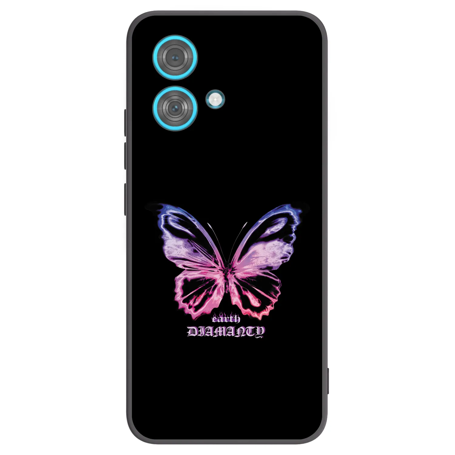 Picasee fekete szilikon tok az alábbi mobiltelefonokra Motorola Edge 40 Neo - Diamanty Purple
