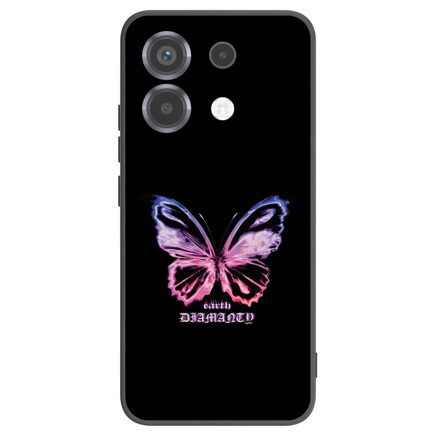 Picasee fekete szilikon tok az alábbi mobiltelefonokra Xiaomi Poco X6 - Diamanty Purple
