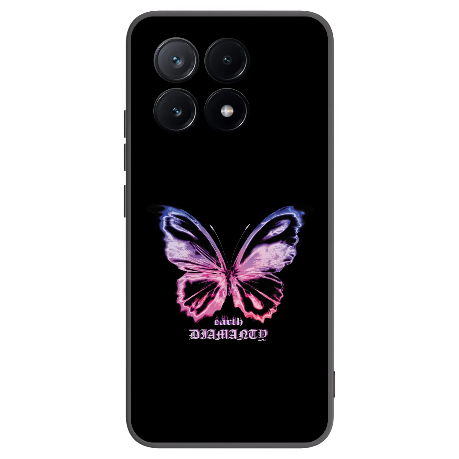 Picasee fekete szilikon tok az alábbi mobiltelefonokra Xiaomi Poco X6 Pro - Diamanty Purple